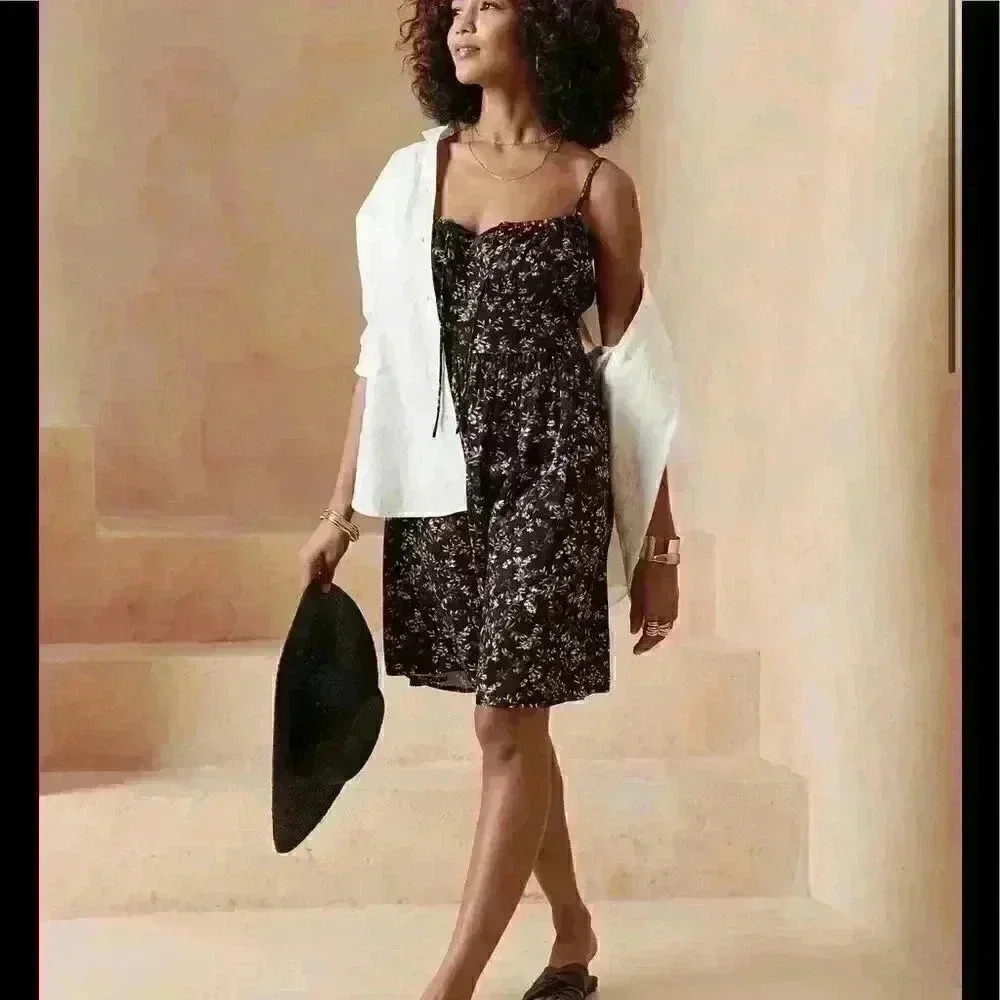 Banana Republic Ruched Mini Dress